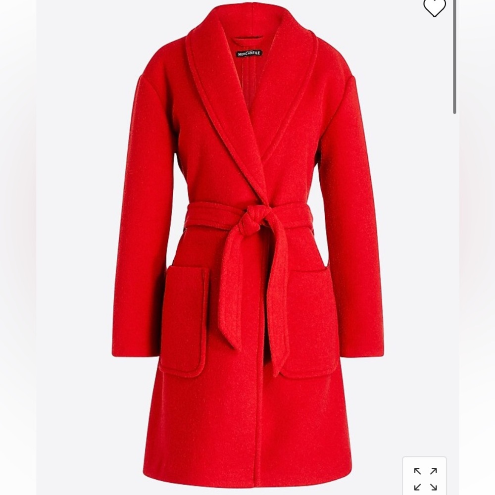 J. Crew Belted Wrap Coat